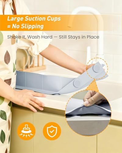 Silicone Sink Splash Guard 18" 23" 30"