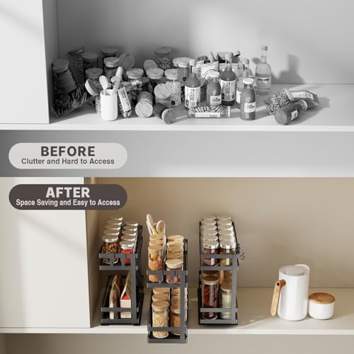 Magheo Pull Out Spice Rack Organizer