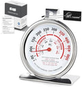 Oven Thermometer 3.23" Dial 50-500°F, NSF Food Safety Zones