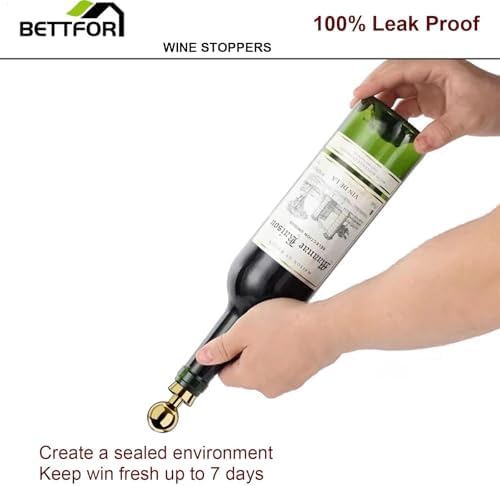 Wine Stoppers for Wine Bottles 6Pcs Vacuum Wine Bottle Stopper