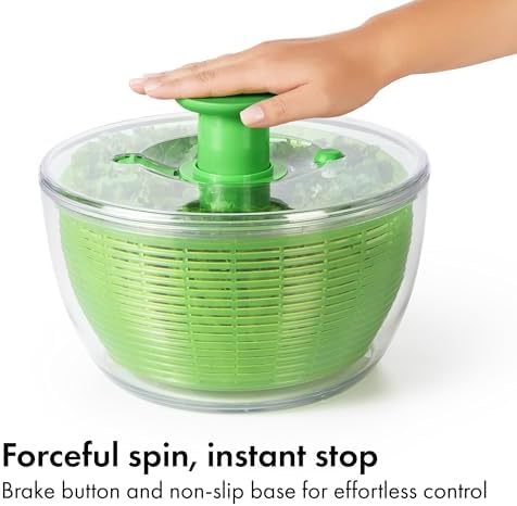 OXO Good Grips 6.22 Qt Salad Spinner, Vegetable Washer & Strainer