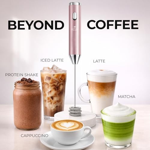 Zulay Kitchen Rechargeable Milk Frother Handheld