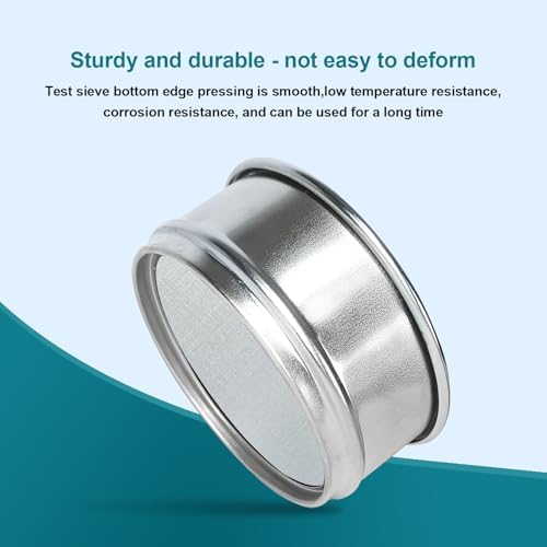 4" 304 Stainless Steel Lab Sieve, 2000 Mesh Screen Sifter
