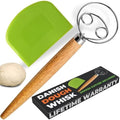 BOORIKA Danish Dough Whisk – Sourdough Mixing Tool