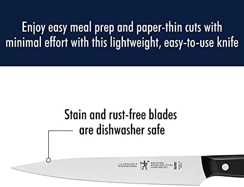HENCKELS Solution Razor-Sharp 8-inch Carving Knife, German Engineered Informed