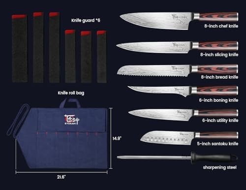 SYOKAMI 14pcs Chef Knife Set
