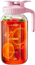 64 oz Mason Jar Pitcher, Glass Pitcher