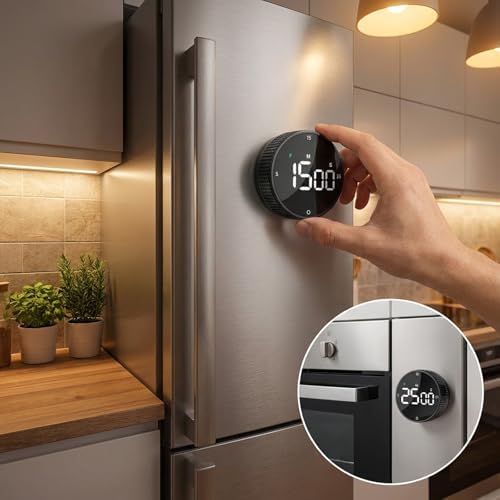 Rechargeable USB-C Digital Kitchen Timer