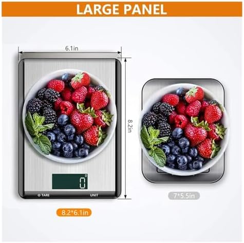 Digital Scale, Electronic Food Scale, 22lb/10kg Digital Kitchen Scale Weight