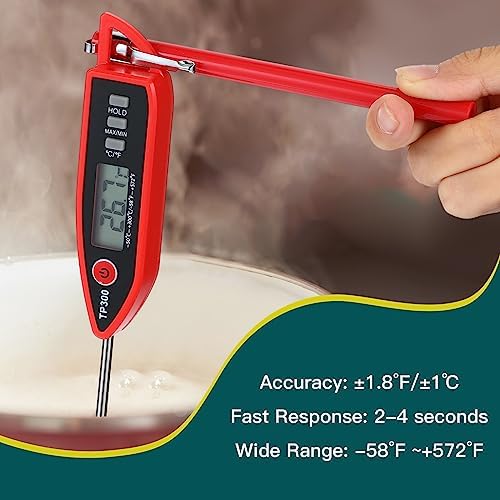 Copkim 6 Set Digital Food Thermometer Long Probe Instant