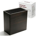 Universal Knife Holder XL Knife Block Without Knives Acacia Wood Dark Brown