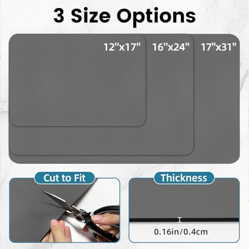 PoYang 24x16 Inch Coffee Mat, Large Dish Drying Mat
