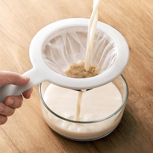 2Pcs Ultra-Fine Mesh Strainer Set, 200 & 400 Micron Nylon Sieve