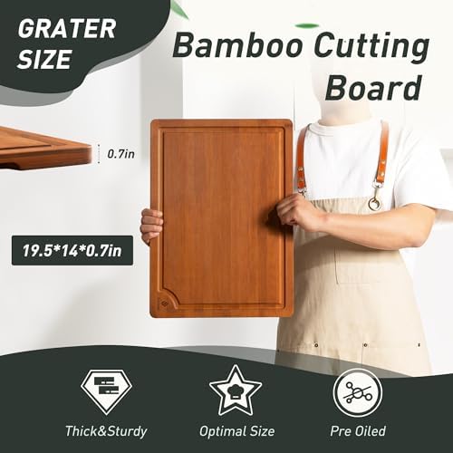 Extra Large Bamboo Cutting Board