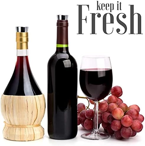Wine Stopper 5 Pack, Reusable Decorative Bottle Stoppers