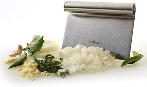 Norpro Stainless Steel Scraper/Chopper, 6in/15cm x 4in/10cm