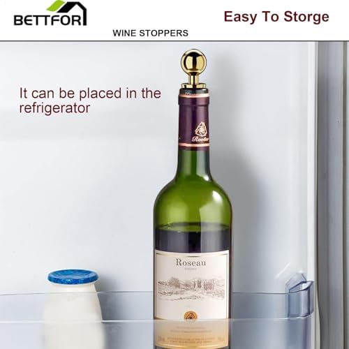 Wine Stoppers for Wine Bottles 6Pcs Vacuum Wine Bottle Stopper