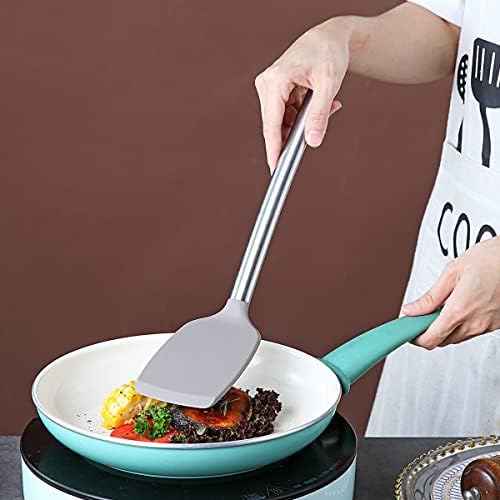 Berglander Spatulas, Non-stick Silicone Solid Turner, Barbecue Spatulas Turner