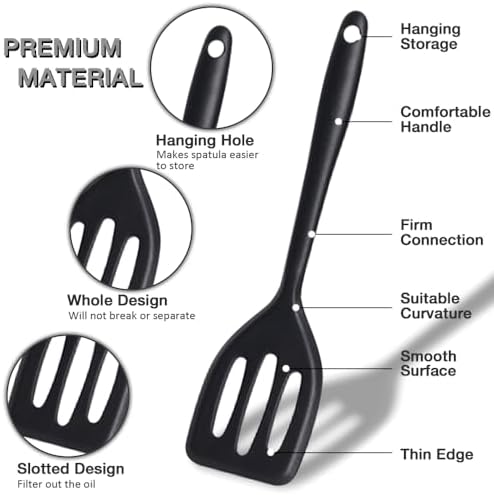 Small Silicone Serving Spatula Set of 4