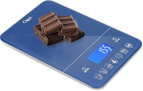 Ozeri Touch III 22 lbs Digital Kitchen Scale, in Tempered Glass