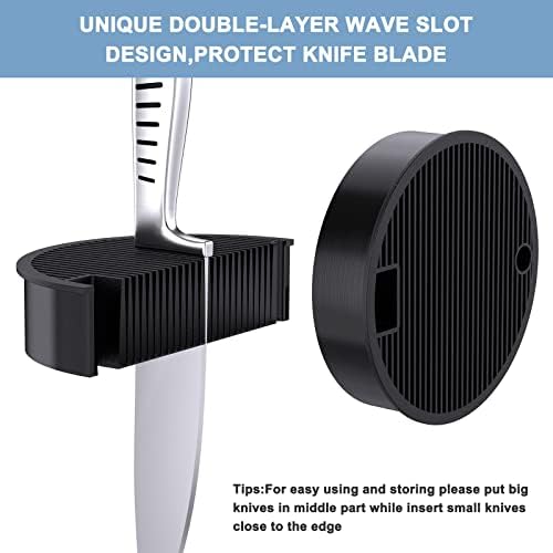 Knife Block Without Knives, Cookit Universal Round Knife Block Only, Detachable