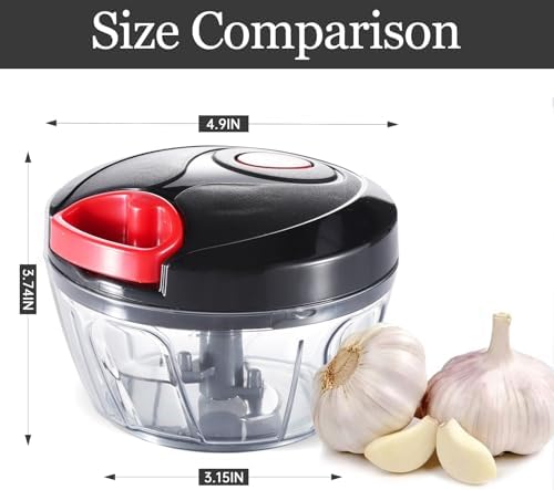 Cambom Manual Food Chopper Vegetable Cutter, Hand String Vegetable Chopper