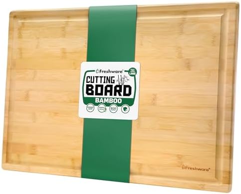 Freshware 20 Inch 2XL Bamboo Cutting Boards