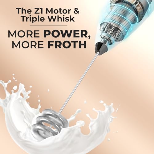 Zulay Kitchen Powerful Milk Frother Wand