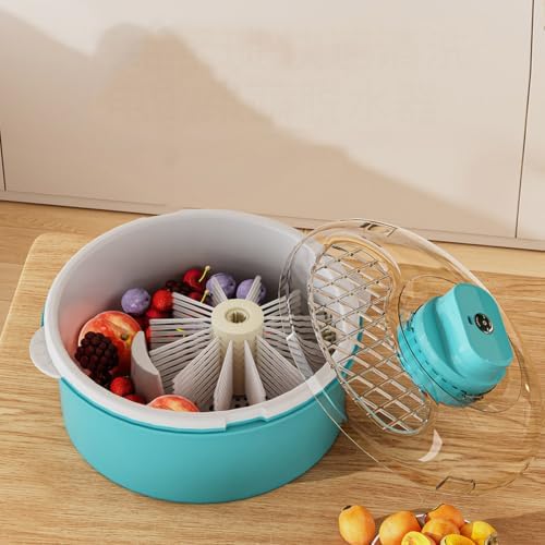 Electric Salad Spinner and Produce Washer, Upgrade Fruit Washer Spinner Bowl