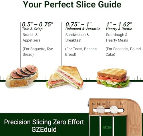 Adjustable Bread Slicer – Serrated Stainless Steel Blade