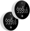 Digital Kitchen Timer, Magnetic Visual Countdown Countup Timer
