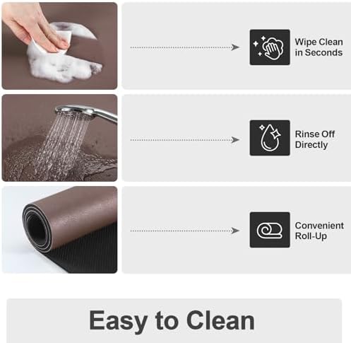 Ecotrim - Dish Drying Mat for Kitchen Counter | Coffee Bar Mat for Countertops