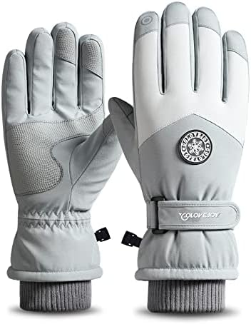Winter Ski Snow Gloves for Men, Women, Youth | Touchscreen & Waterproof Cold Weather Hand Warming Gloves Winter Work Gloves