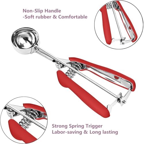 #100 Mini Cookie Scoop, 2Tsp/10ml/ 0.34oz Tbsp Cookie Dough Scoop