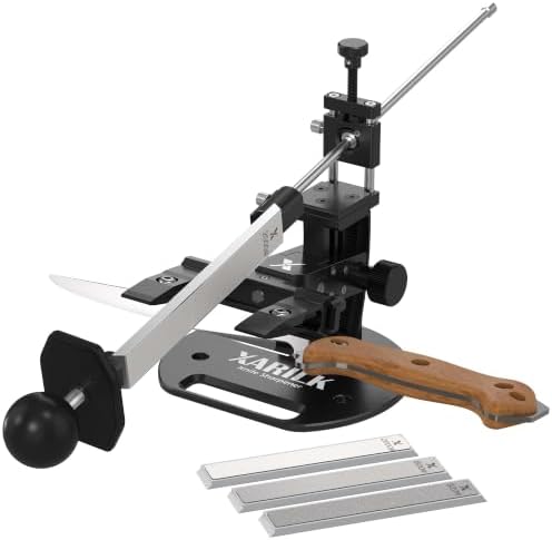 Precision Guided Knife Sharpener, Adjustable Angle