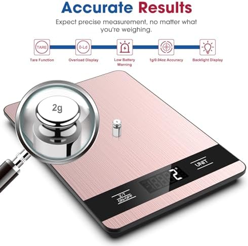 Mik-Nana Food Scale, 11lb Digital Kitchen Scale