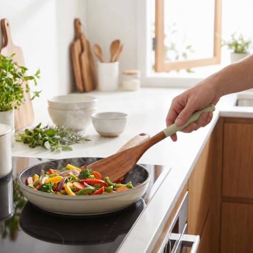 DI ORO Wooden Kitchen Utensil Set