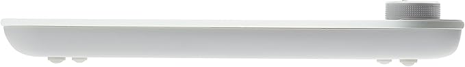 KitchenAid KQ908 Glass Surface 11 Pound Capacity Digital Kitchen and Food Scale, White