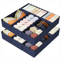 DIMJ Drawer Organizers Clothes, Fabric Closet Organizers and Storage, Shallow