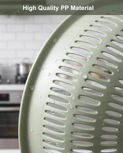3 pcs Plastic Wash Basket Round Perforated Colander Wash Vegetables and Fruits