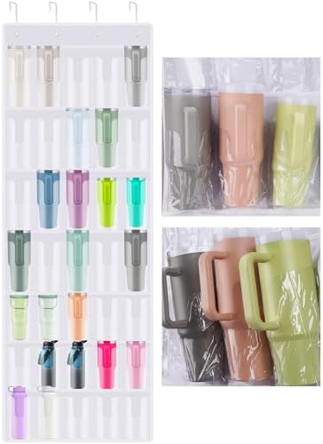 NiHome 35-Pocket Door Hanging Cup Organizer Fit