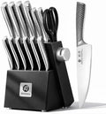 imarku 14-Piece Japanese Gyutou Stainless Steel Knife Set