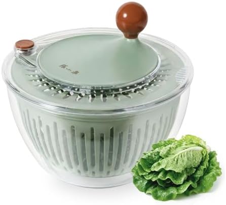 Salad Spinner Large Lettuce Spinner 4.3 Qt