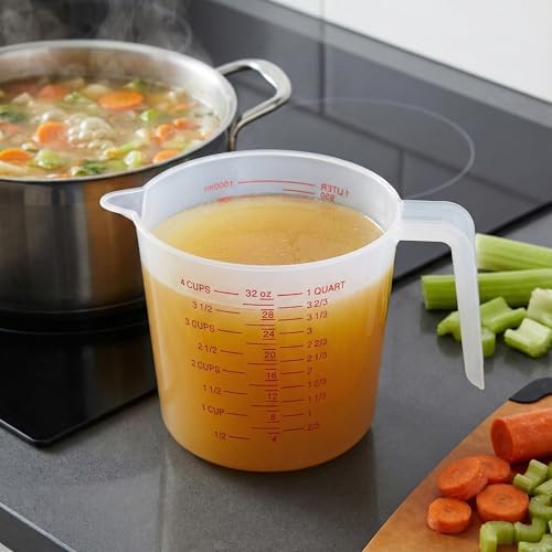 8 Pcs 4 Cup/32 Oz Plastic Measuring Cups