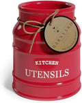 Barnyard Designs Ceramic Kitchen Utensil Holder Countertop 6.75″