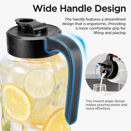 Mason Jar Pitcher, Glass Pitcher