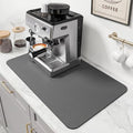 PoYang 24x16 Inch Coffee Mat, Large Dish Drying Mat