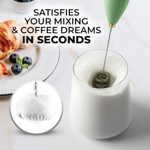 Zulay Kitchen Powerful Milk Frother Wand