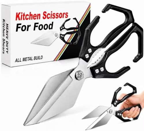 Seattleget Multifunctional Heavy-Duty Kitchen Shears, Chicken Bone Scissors
