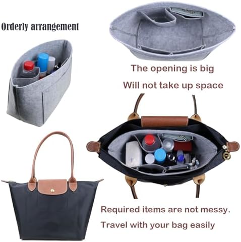 Lckaey Purse Organizer Insert for longchamp Le Pliage Neo Handbags Insert